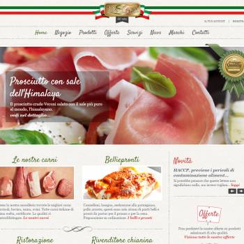 Sito web realizzato per la macelleria  De Luzi a Villanova di Guidonia, Roma. Ci siamo occupati di creare la grafica il cms per gestire i contenuti ed il SEO.