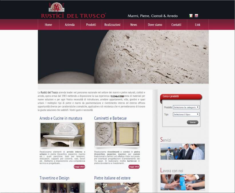 Sito web della Rustici del Trusco