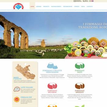 Sito web su misura per il caseificio produzione formaggi La Quercia srl. Grafica e cms personalizzato. Ottimizzazione seo motori di ricerca.